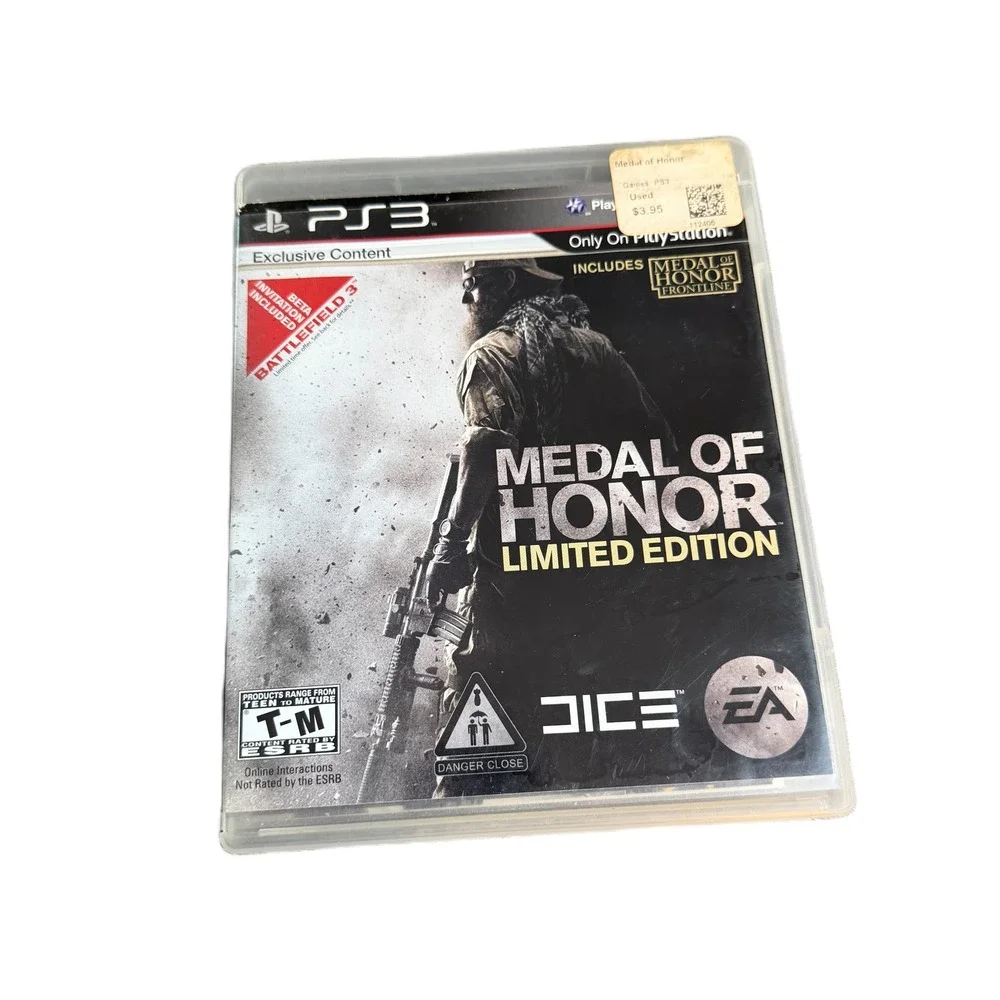 Medal of Honor Limited Edition Sony PS3 PlayStation 3 Game Includes Frontline HD